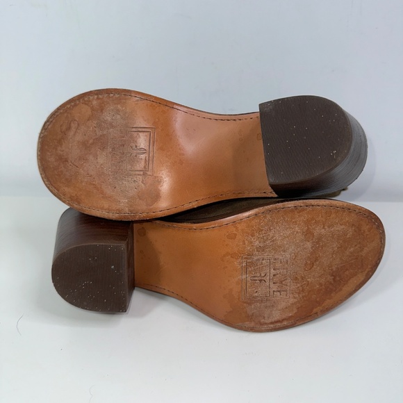 Fry Suede Chelsea Boots Aleksandra Zee Block Heel Women's Size 8 - Picture 13 of 16